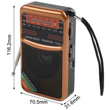 A Must Have Portable Handheld AM FM SW Radio for All Outdoor Enthusiasts