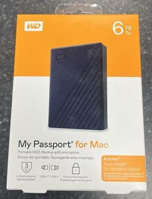 WD My Passport für Mac | 6TB tragbare externe Festplatte