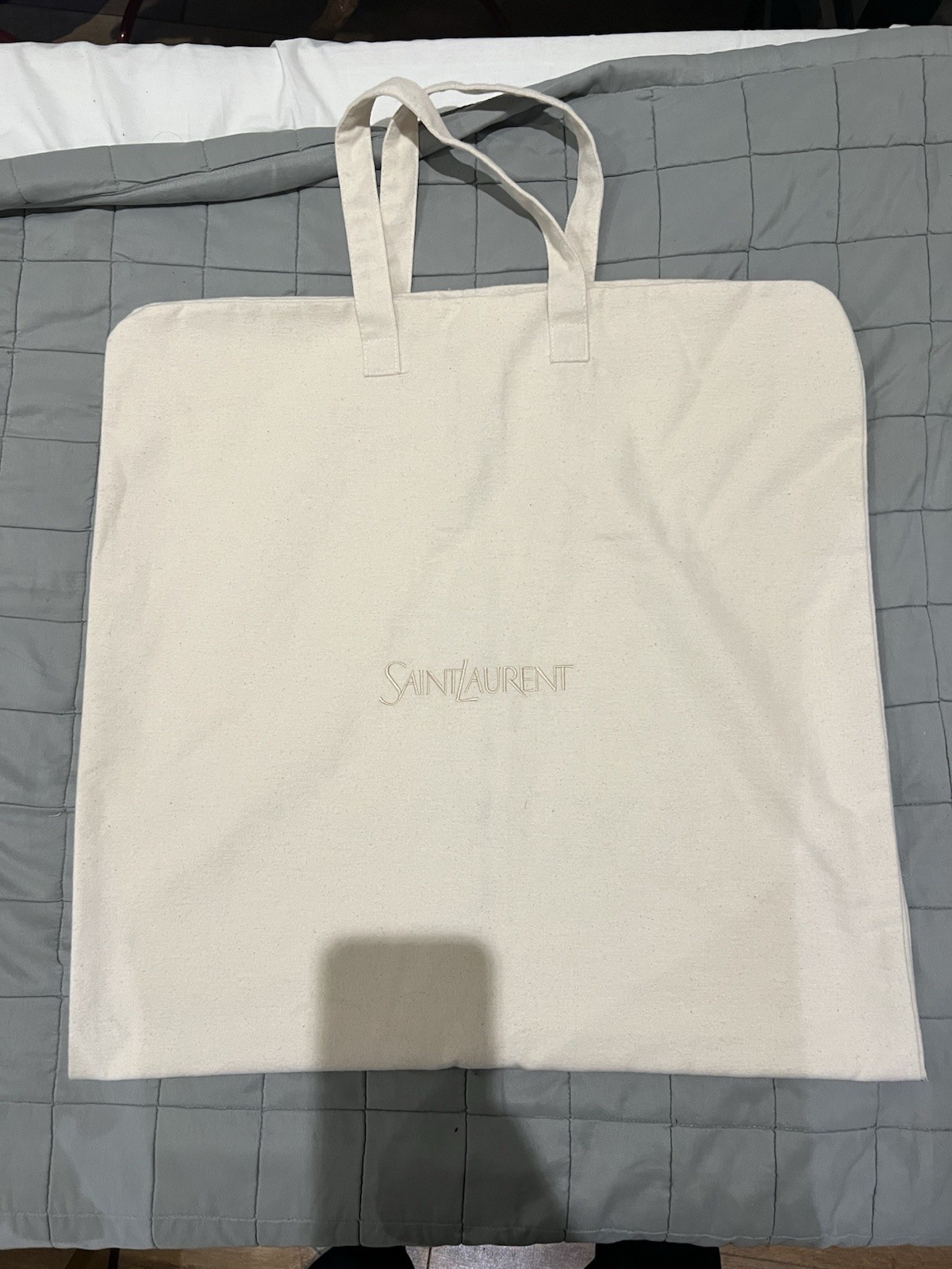 SAINT LAURENT Borsa Protettiva Tuta Abito Tessuto Resistente 42" x 23"