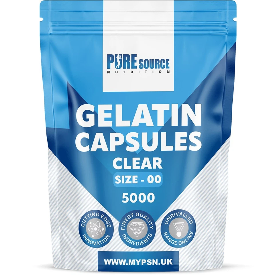 Empty Capsules Clear Gelatine Pharmaceutical Size 000 00 0 1 2 3 4 Capsule - Image 3 of 4