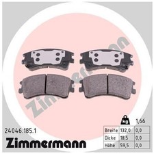 Satz Bremsbeläge Bremsklötze vorne für Mazda 6 GG GY | 24399380