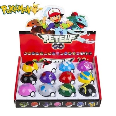 12 Stck. Ball Pokeball Set Kinder Spielzeug Figuren Pikachu Kind Geschenke UK-