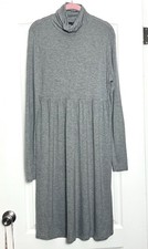 Gap Women’s Babydoll Dress Size XL Gray Long Sleeve Turtleneck