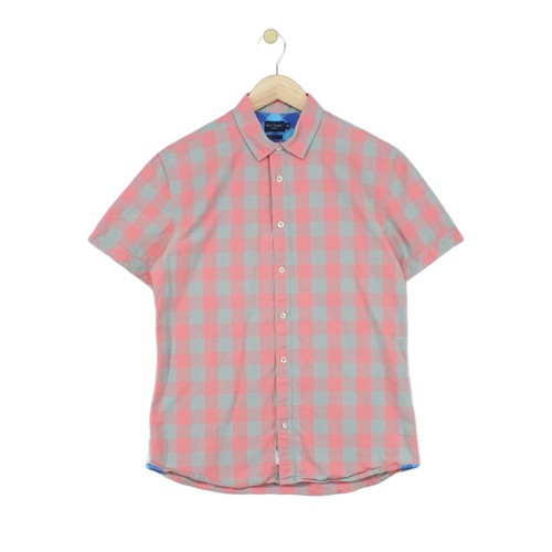 Paul Smith, Vintage Paul Smith Shirt Mens Size M Pink Short Sleeve Tailored