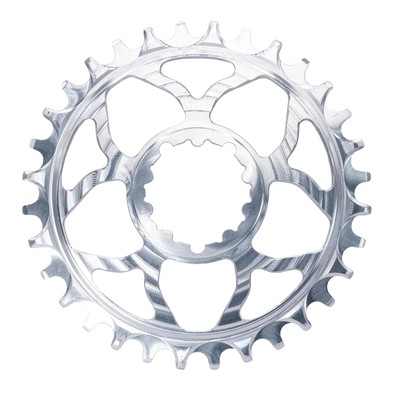 5DEV 7075 Classic Chainring 3mm Offset 32T Raw/Clear