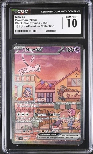 2023 Pokemon SV Black Star Promo 151 Ultra Premium Collection Mew Ex CGC 10