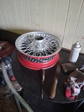 Oe 14x4.5 60-spoke Used Painted Wire Wheel 69 Mgb Oe 14x4.5 60-spoke Used Painted Wire Wheel 69 Mgb