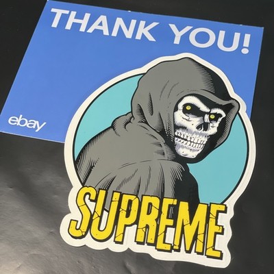 2023 Brand New Supreme SS23 Reaper Transparent Sticker Authentic