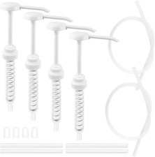 4 Pcs Gallon Pump Dispenser, 1 Oz Dispenser Pump for 5 Gallon Bucket Pump with E