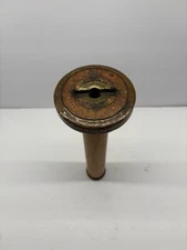 Antique Wood Spool for Thread Cylinder Spool 12" Tall Primitive Farm house