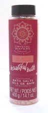    Crystal Waters Rose Scented Bath Salt Crystals 14.1 oz.