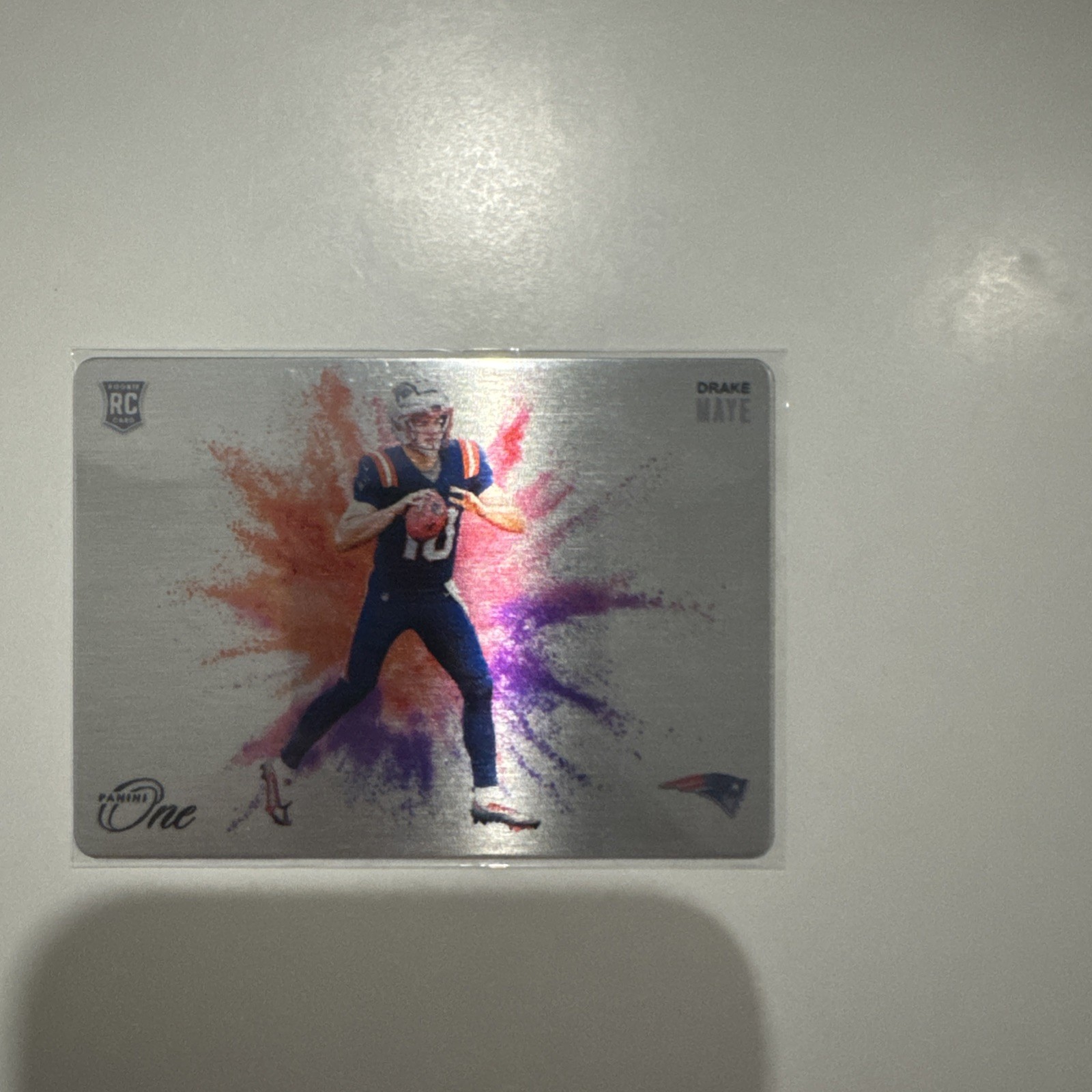 2024 Panini One - Color Blast Drake Maye Rookie #CB-DME (RC)