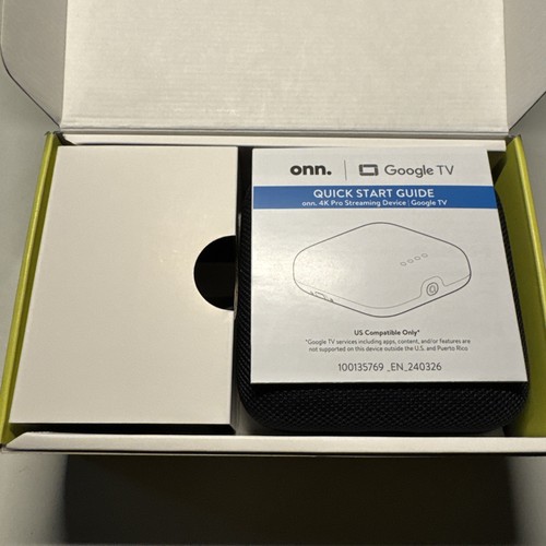 onn Google TV 4K Pro with Dolby Vision ATMOS - Open Box - Picture 2 of 7