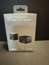 GoPro Dual Battery Charger and 2x Enduro Li-Ion Battery for HERO12/11/10/9 Black