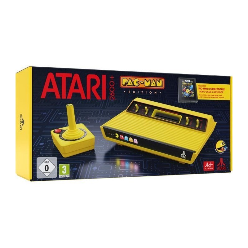 Atari 2600+ Edition Pac-Man jouez sur ecran moderne a vos anciennes cartouches retro sans adaptateur