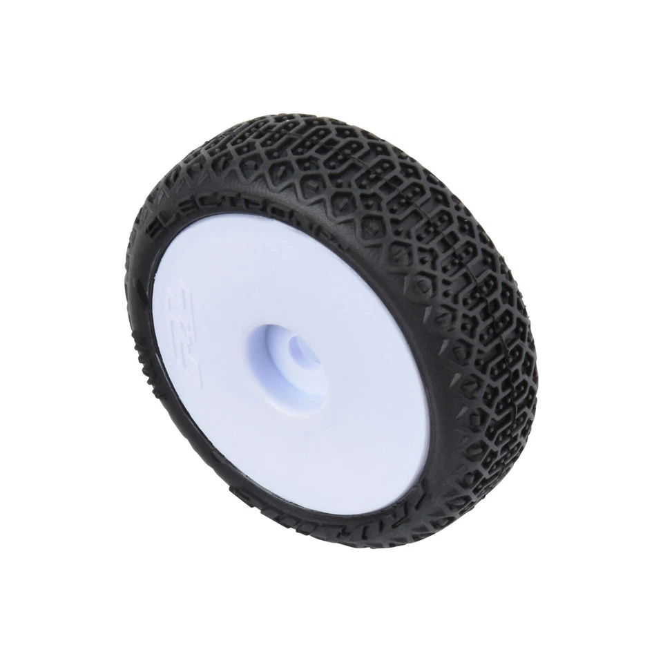 Pro-Line PRO1031413 1/24 Electron 2.0 Buggy F/R Tires White Wheels (4) : Micro-B - Image 2 of 4