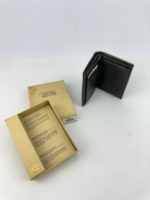Camel Active 194703 60 Men s Genuine Leather Wallet Gray Black Boxed New