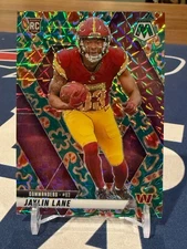 Jaylin Lane 2025 Panini Mosaic Football Cookie Insert Prizm RC SSP