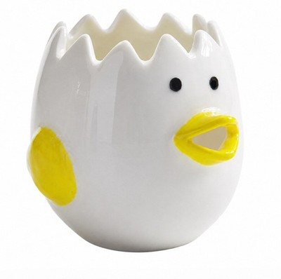 Ceramic Egg Separator Chicken Design Yolk White Divider Tool Kitchen Baking Tool
