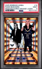 2025 Donruss WNBA #16 Paige Bueckers Franchise Features Orange Laser PSA 9 #/399