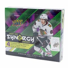 2021-22 UPPER DECK Synergy Hockey Hobby Box 5.5 x x 1 inches 