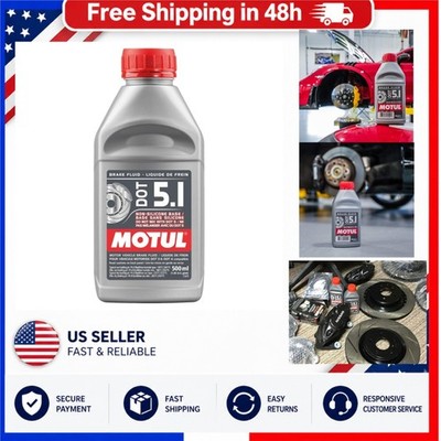 Motul DOT 5.1 Synthetic Brake Fluid 500mL High Boiling Point ABS ESP