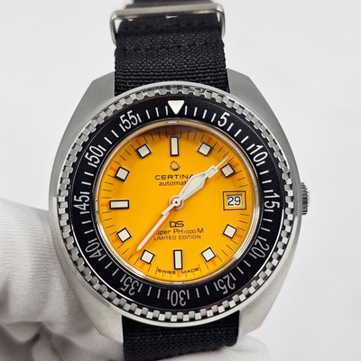 Certina DS SUPER PH1000M LIMITED Edition Orange Dial