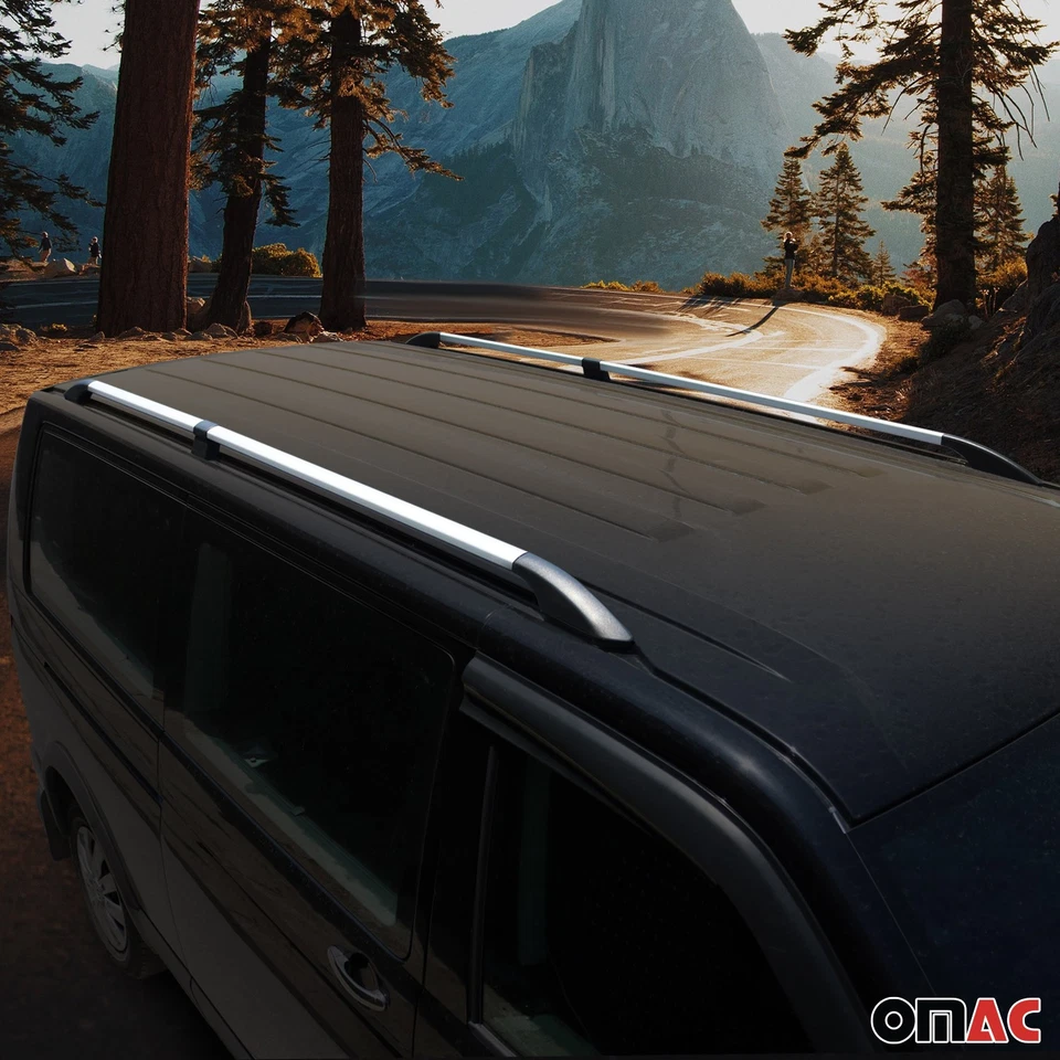 Dachreling Dachträger für Mercedes Vito W639 W447 2003-2025 Langer L2 Alu Grau - Bild 2 von 4