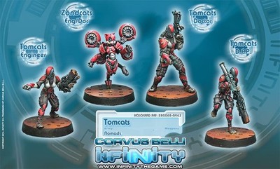 Corvus Belli - Infinity - Nomads - Tomcats - ( 280568 ) prebuilt - OOP (4pc)