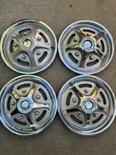 4 Oem Vintage 70 71 72 73 74 75 76 Ford F150 Heavy Styled Steel 15 Inch Hubcaps