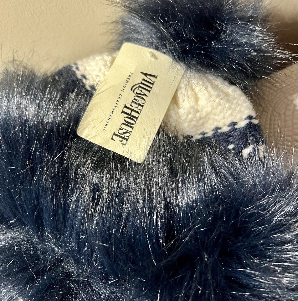 Деревенский дом вязаный и искусственного меха шляпа - Изображение 4 из 4