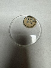 Vintage W.B. C. Pocket Watch Mineral Crystal Domed 33.41mm 14 12/16 8 1/4 Clear