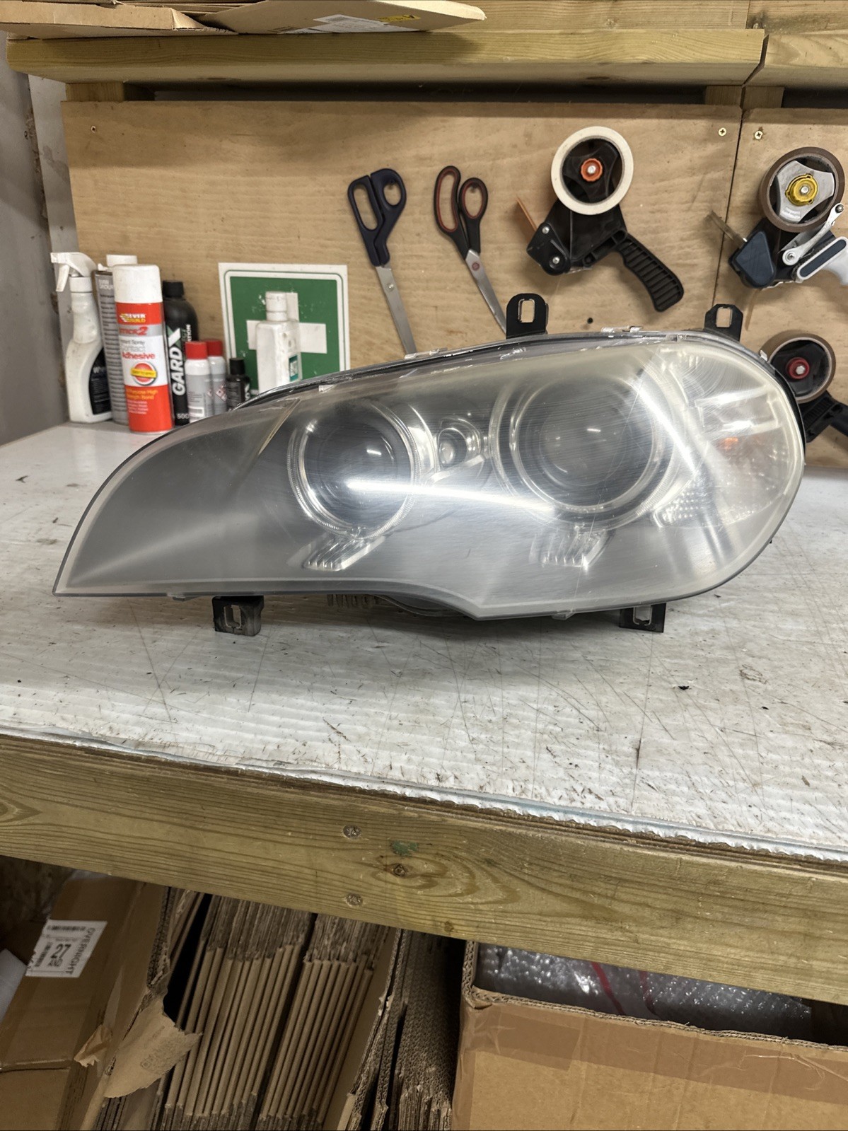 BMW X5 E70 LCI N/S Left Xenon Headlight #7221893
