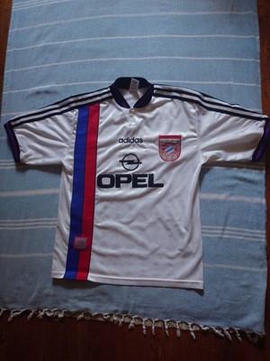 Bayern München Klinsmann 1995/96 Adidas Vintage Original Away Shirt Small