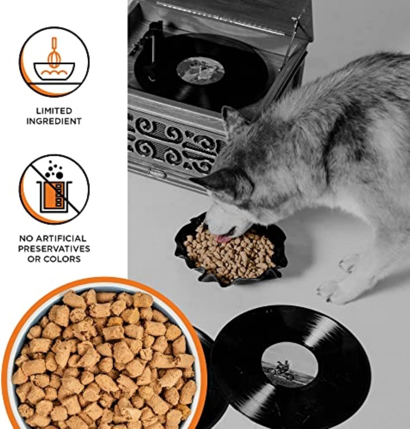 BIXBI Rawbble Freeze Dried Dog Food, Chicken Recipe, 26 oz - 98% Meat and Organs