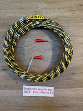 Aiguille tire-fil tressée Ø6 mm 25 m passage câbles gaines