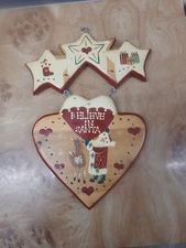 Wood J.D.I. 13" Long Christmas Wall Decor "Believe in Santa"