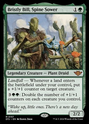 MTG Bristly Bill, Spine Sower (157/469) Outlaws of Thunder Junction LP
