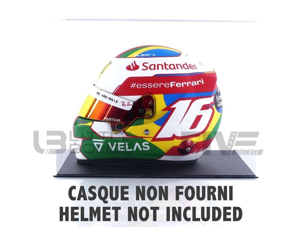Cadeau pour fan de F1 vitrine haut de gamme mini casque 1/2 Interlagos
