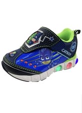 NEW PJ Masks Toddler Boy Athletic Light Up Shoes Sneakers CatBoy Gekko Size 12T