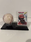 Garry Maddox Signed Rawlings Baseball With Display Case Phillies MLB