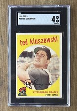 1959 Topps Ted Kluszewski Pittsburgh Pirates #35 SGC 4 VG-EX
