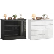 Produktbild - Sideboard, Kommode mit 5 Schubladen, verstellbarem Regal, Refurbished