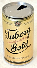 1970’s Tuborg-Gold-Export Quality 🍺-Carling Brew-5 Cities-12 oz-Alum. Beer Can