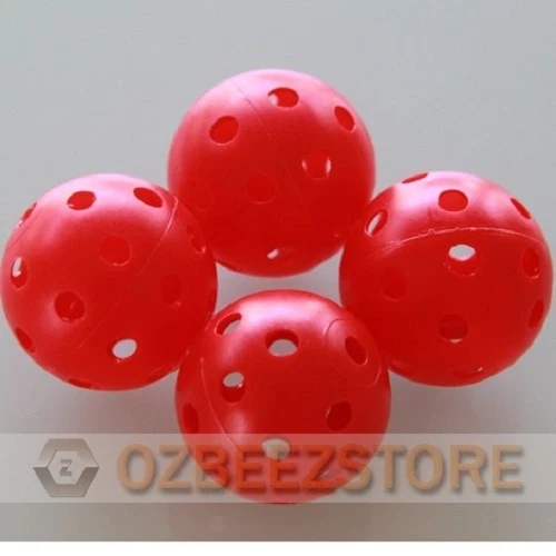 100x Plastic Whiffle Airflow Hollow Golf Practice Training Balls Golf Sport - Picture 2 of 4