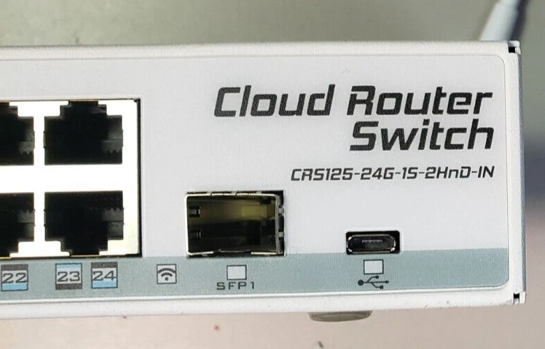 Mikrotik Cloud Router Switch CR5125-24-1S-2HnD-IN - Image 3 of 4