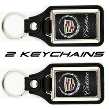 CADILLAC WREATH AND CREST KEYCHAIN ESCALADE CTS ATS CTS-V XT4 XTS KEY CHAIN  
