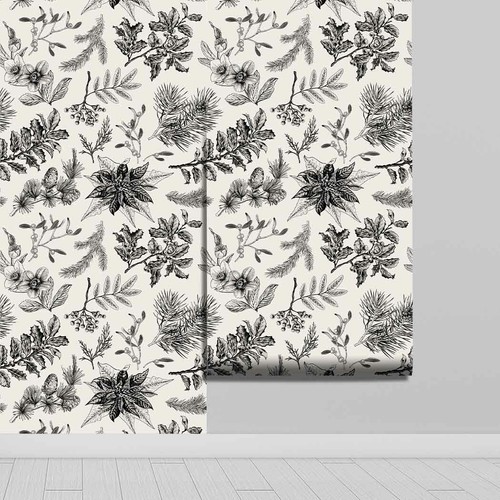Christmas Tree Peel & Stick Removable Wallpaper Self-Adhesive Wallpaper # 08 - Picture 3 of 8