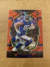 DANIEL BELLINGER 2022 Select RC ROOKIE Red Disco /49 Prizm NY GIANTS #84