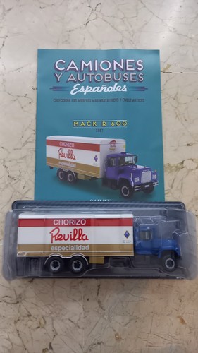 Lote de 2 camiones Mack R600 de Revilla y Peterbilt 281 DUEL a 1/43